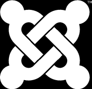 Logo Joomla - białe