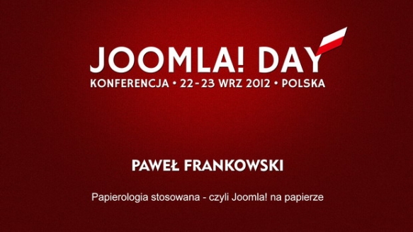 Paweł Frankowski - Joomla! na papierze