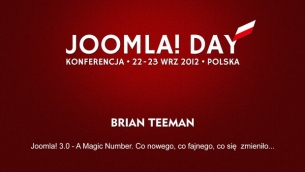 Brian Teeman - Joomla! 3 - A Magic Number