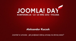 Aleksander Kuczek - Joomla! w umowie